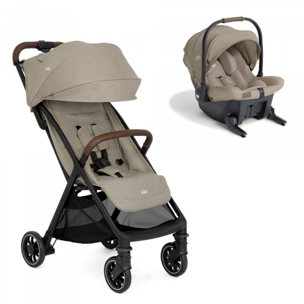 Poussette duo pact pro shale + siège auto sprint eclipse noir Joie