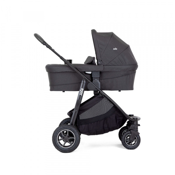 Poussette trio versatrax + siège auto i-snug 2 + nacelle ramble xl shell gray gris Joie