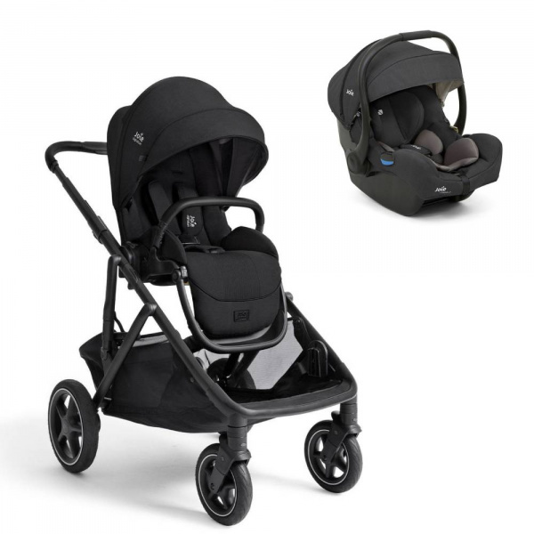 Poussette duo versiti eclipse noir + siège auto i-gemm 3 shale noir Joie