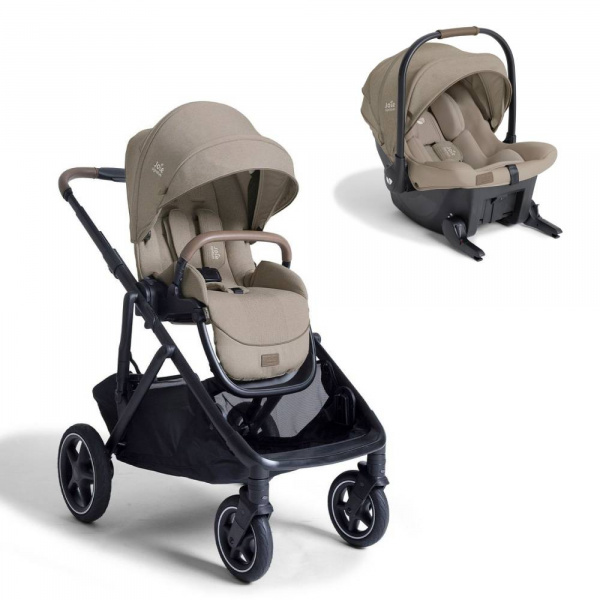 Poussette duo versiti + siège auto sprint signature sandstone beige Joie
