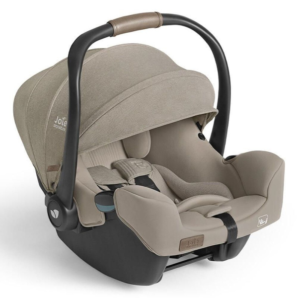 Poussette duo evalite double cashew + siège auto i-starter sandstone Joie
