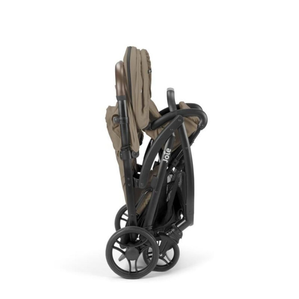 Poussette duo evalite double cashew + siège auto i-starter sandstone Joie