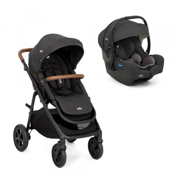 Poussette duo alore + siège auto i-gemm 3 shale noir Joie