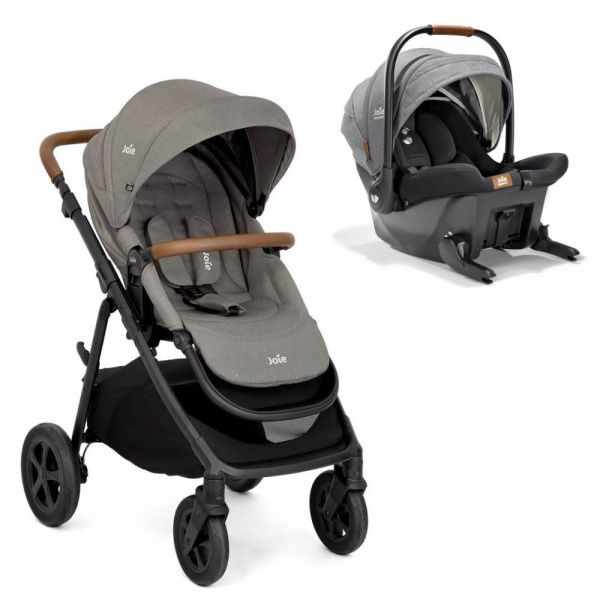 Poussette duo alore shale + siège auto sprint eclipse noir Joie