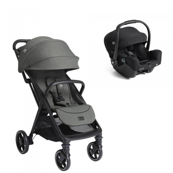 Poussette duo parcel lx signature evergreen + siège auto i-starter eclipse Joie