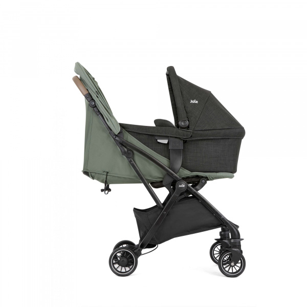 Poussette duo tourist + siège auto i-snug 2 laurel vert Joie