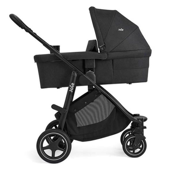Poussette trio versatrax + siège auto i-snug 2 + nacelle ramble xl pebble gris Joie