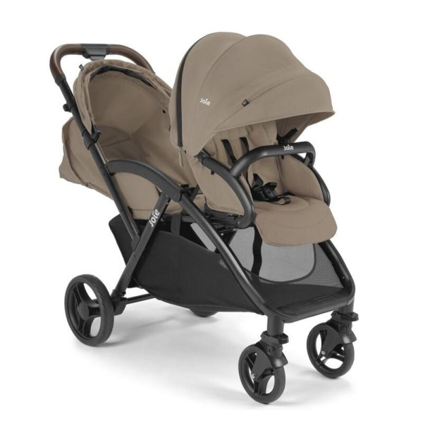 Poussette duo evalite double cashew + siège auto i-gemm 3 raven Joie