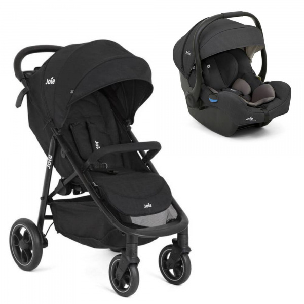 Poussette duo litetrax + siège auto i-gemm 3 shale noir Joie