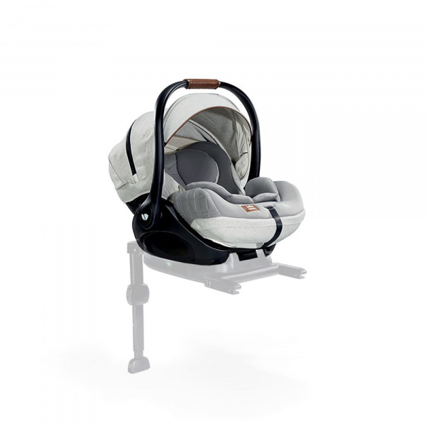 Poussette duo parcel signature + siège auto i-level recline signature oyster blanc Joie