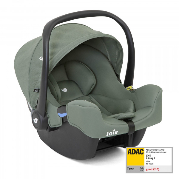 Poussette duo finiti signature evergreen + siège auto i-snug 2 laurel vert Joie
