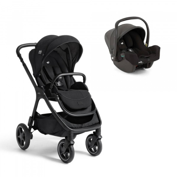 Poussette duo finiti signature eclipse + siège auto i-snug 2 shale noir Joie