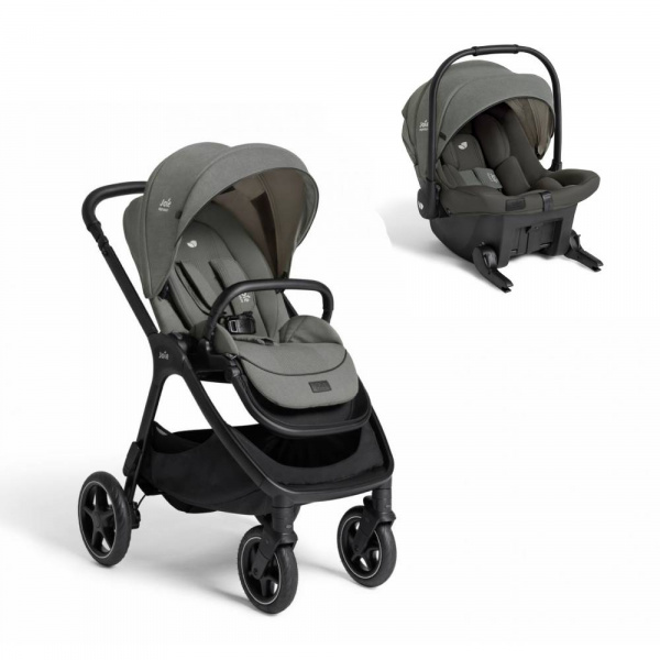 Poussette duo finiti signature + siège auto sprint evergreen vert Joie
