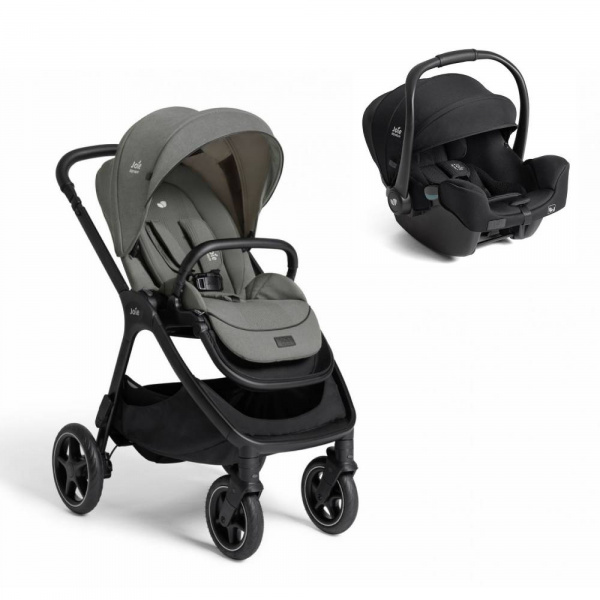 Poussette duo finiti evergreen + siège auto i-starter eclipse Joie