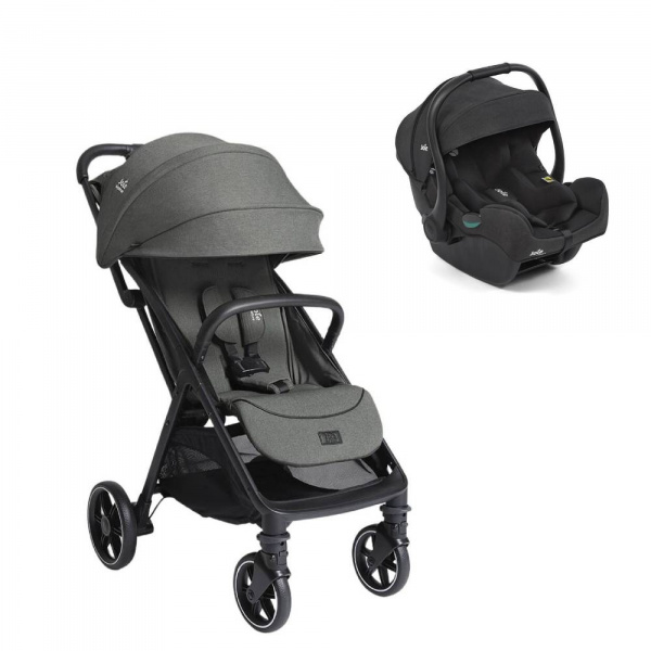 Poussette duo parcel lx signature evergreen + siège auto i-gemm 3 raven Joie