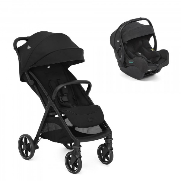 Poussette duo parcel lx signature evergreen + siège auto i-gemm 3 raven Joie