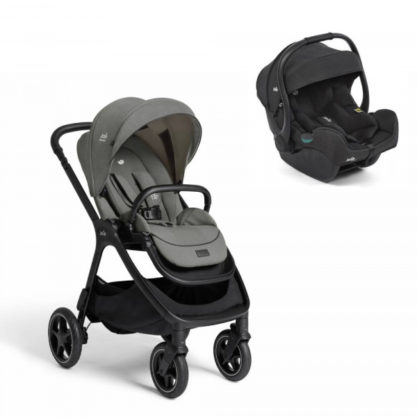 Poussette duo finiti evergreen + siège auto i-gemm 3 raven Joie