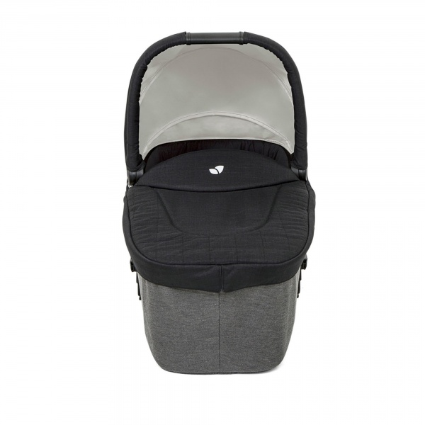 Poussette duo chrome + nacelle chrome shale noir Joie
