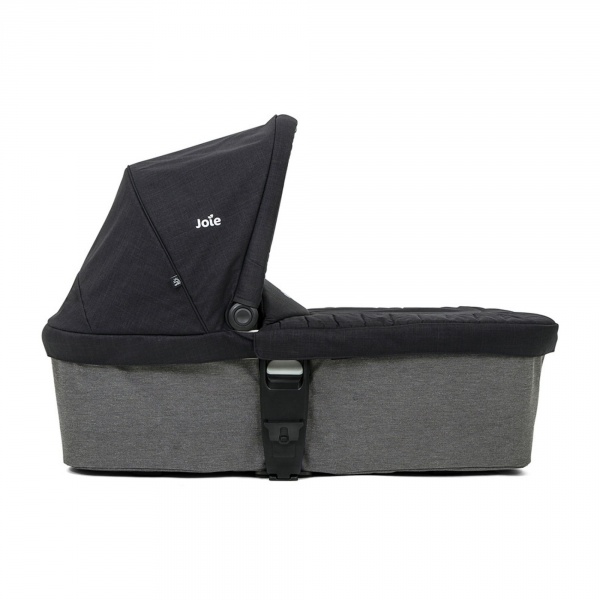 Poussette duo chrome + nacelle chrome shale noir Joie