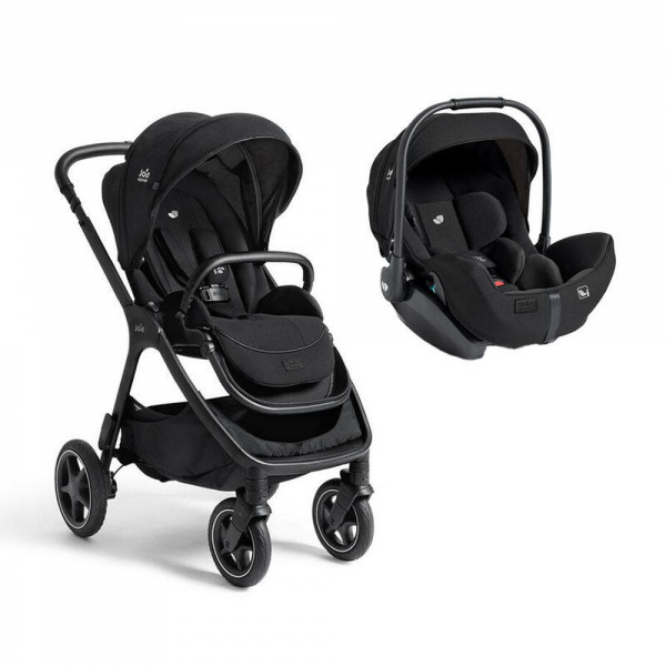 Poussette duo finiti + siège auto i-level pro eclipse noir Joie
