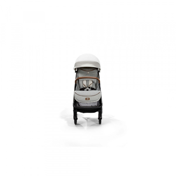 Poussette trio parcel signature oyster blanc + siège auto i-snug 2 pebble + nacelle ramble xl pebble gris Joie