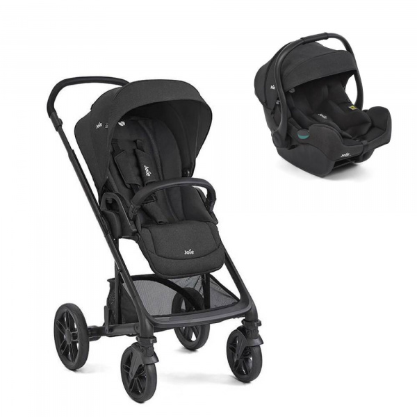 Poussette duo chrome 2 + siège auto i-gemm 3 raven Joie