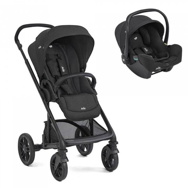 Poussette duo chrome 2 + siège auto i-snug 2 raven Joie