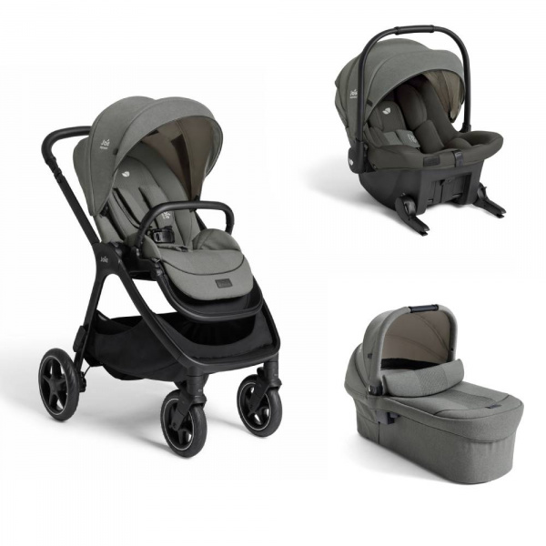 Poussette trio finiti signature + siège auto sprint + nacelle ramble xl sandstone beige Joie