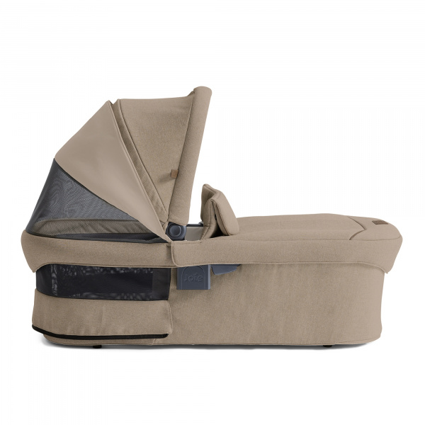 Poussette trio parcel lx signature sandstone beige + siège auto i-gemm 3 shale noir + nacelle ramble xl sandstone Joie