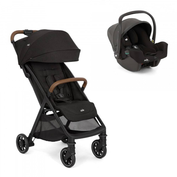 Poussette duo pact pro + siège auto i-snug 2 shale noir Joie