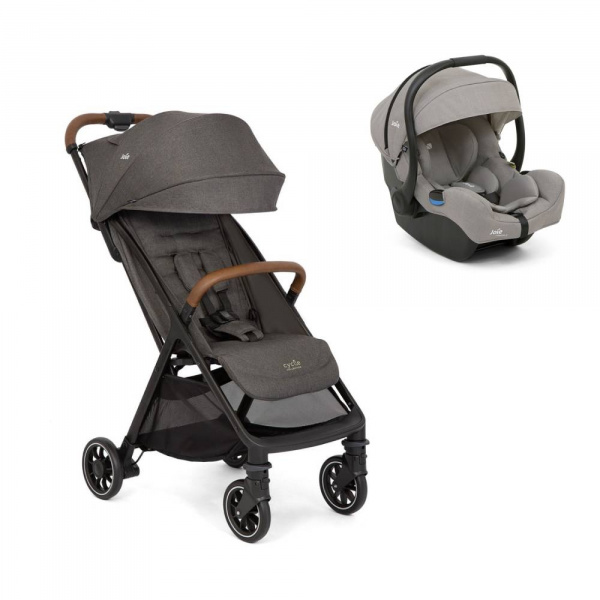 Poussette duo pact pro abyss vert + siège auto i-gemm 3 shale noir Joie