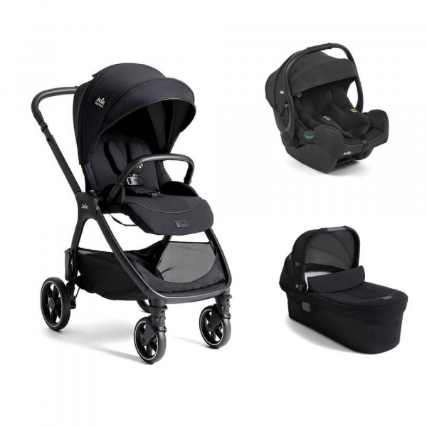 Poussette trio valora + siège auto i-gemm 3 raven + nacelle ramble xl eclipse Joie