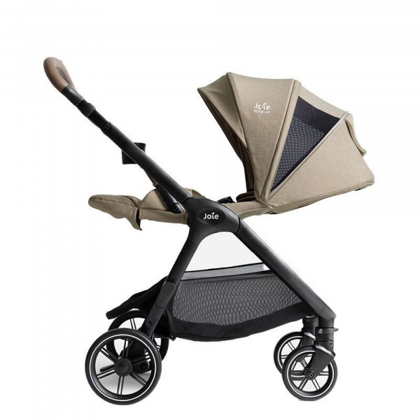 Poussette trio valora + siège auto sprint r129 + nacelle ramble xl sandstone Joie