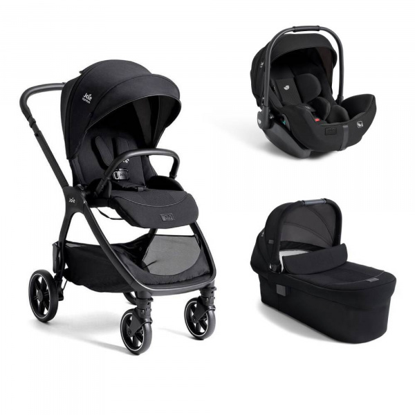 Poussette trio valora + siège auto i-level pro + nacelle ramble xl eclipse Joie