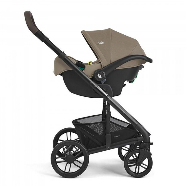 Poussette trio chrome 2 + siège auto i-snug 2 + nacelle chrome 2 cashew Joie