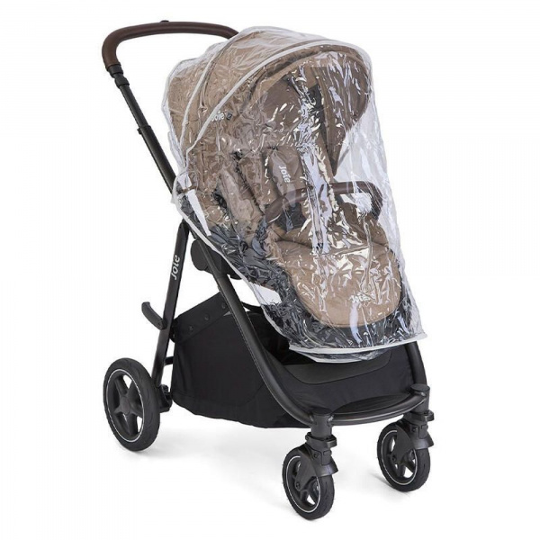 Poussette trio versatrax + siège auto sprint sandstone + nacelle ramble xl cashew Joie