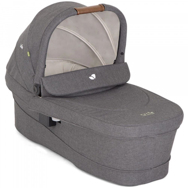 Poussette trio versatrax + siège auto i-snug 2 + nacelle ramble xl shell gray gris Joie