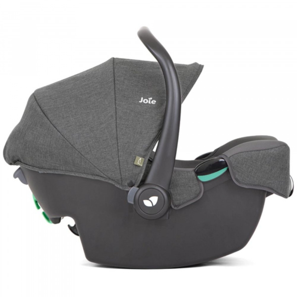 Poussette trio versatrax + siège auto i-snug 2 + nacelle ramble xl shell gray gris Joie