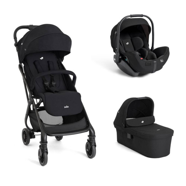 Poussette trio tourist + siège auto i-level pro eclipse + nacelle ramble xl raven Joie
