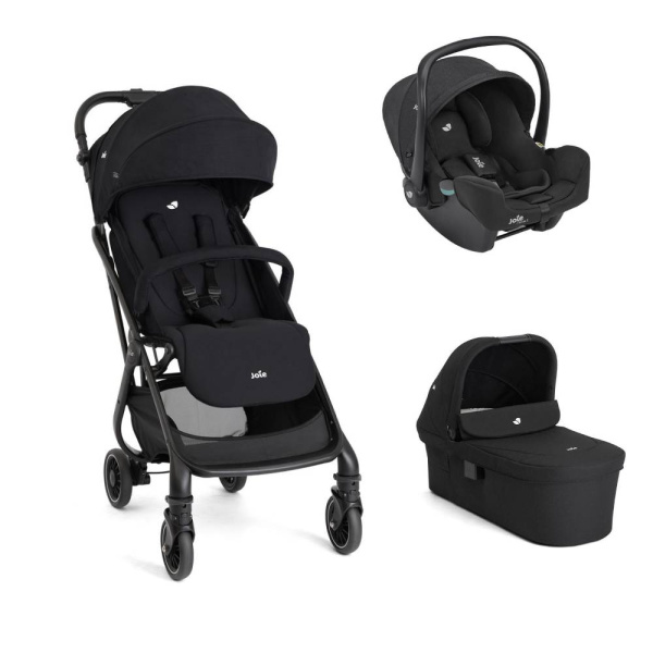Poussette trio tourist + siège auto i-snug 2 + nacelle ramble xl raven Joie