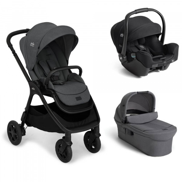 Poussette trio finiti + siège auto i-starter eclipse + nacelle ramble xl ebony Joie