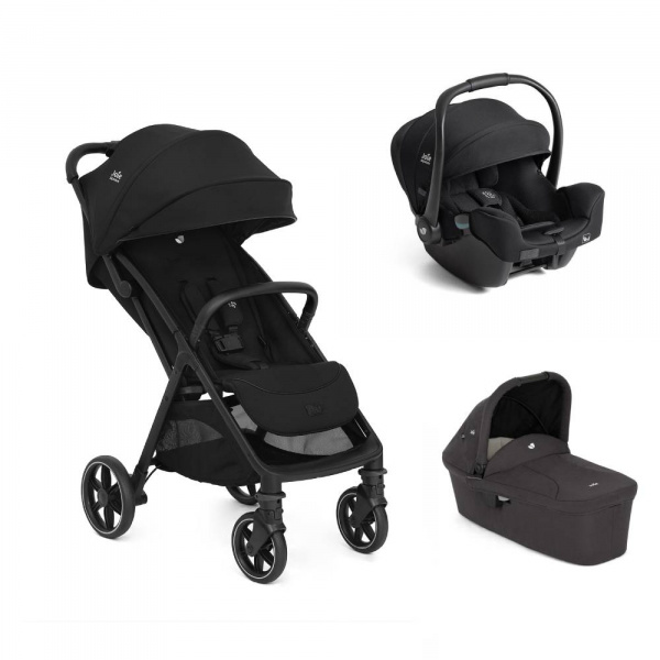 Poussette trio parcel lx signature eclipse + siège auto i-starter eclipse + nacelle ramble shale Joie