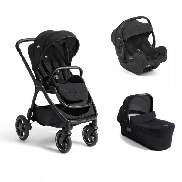 Poussette trio finiti signature + siège auto i-gemm 3 raven + nacelle ramble signature xl eclipse Joie