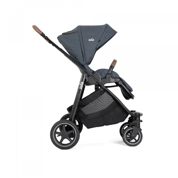 Poussette trio versatrax + siège auto i-gemm 3 + nacelle ramble xl shale Joie