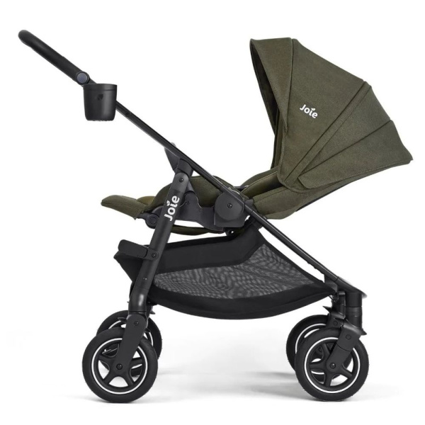 Poussette trio versadrift + siège auto i-level pro evergreen + nacelle ramble xl fern Joie