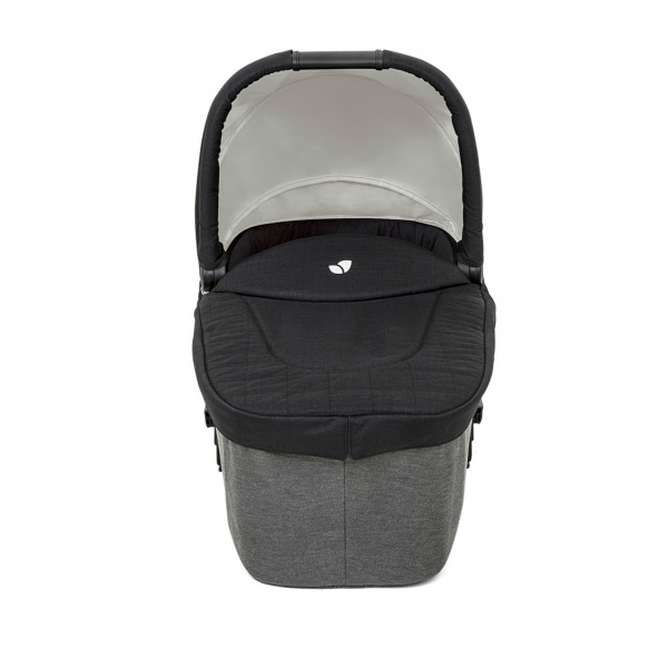 Poussette trio chrome + siège auto i-snug 2 + nacelle chrome shale noir Joie