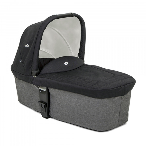 Poussette trio chrome + siège auto i-snug 2 + nacelle chrome shale noir Joie