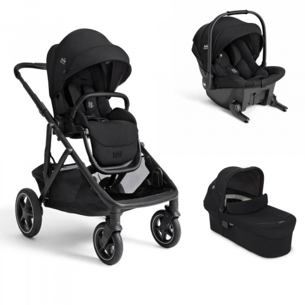 Poussette trio versiti + siège auto sprint + nacelle ramble xl signature eclipse noir Joie