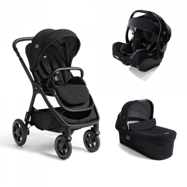 Poussette trio finiti + siège auto i-jemini + nacelle ramble xl eclipse noir Joie