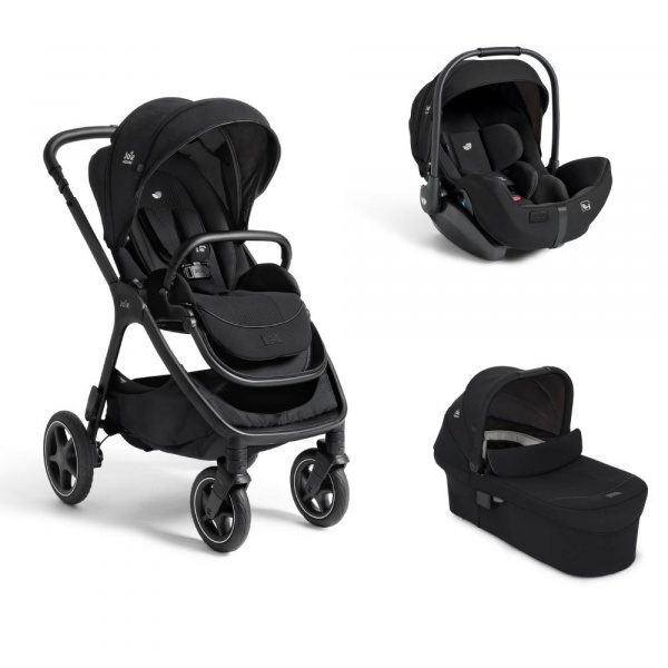Poussette trio finiti + siège auto i-level pro + nacelle ramble xl eclipse noir Joie
